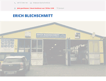 Tablet Screenshot of kfz-blechschmitt.de